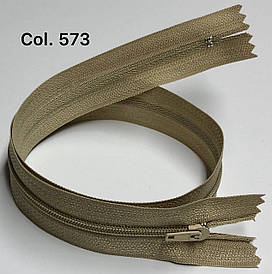 Блискавка плательні Бежевий 50см Тип3 спіральна нераз'емна