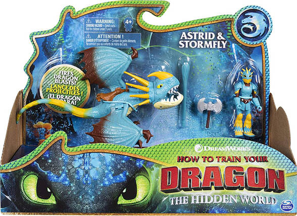 Dragons DreamWorks Астрід і Громгильда (Stormfly and Astrid) з мультфільму " Як приручити дракона Spin Master, фото 2