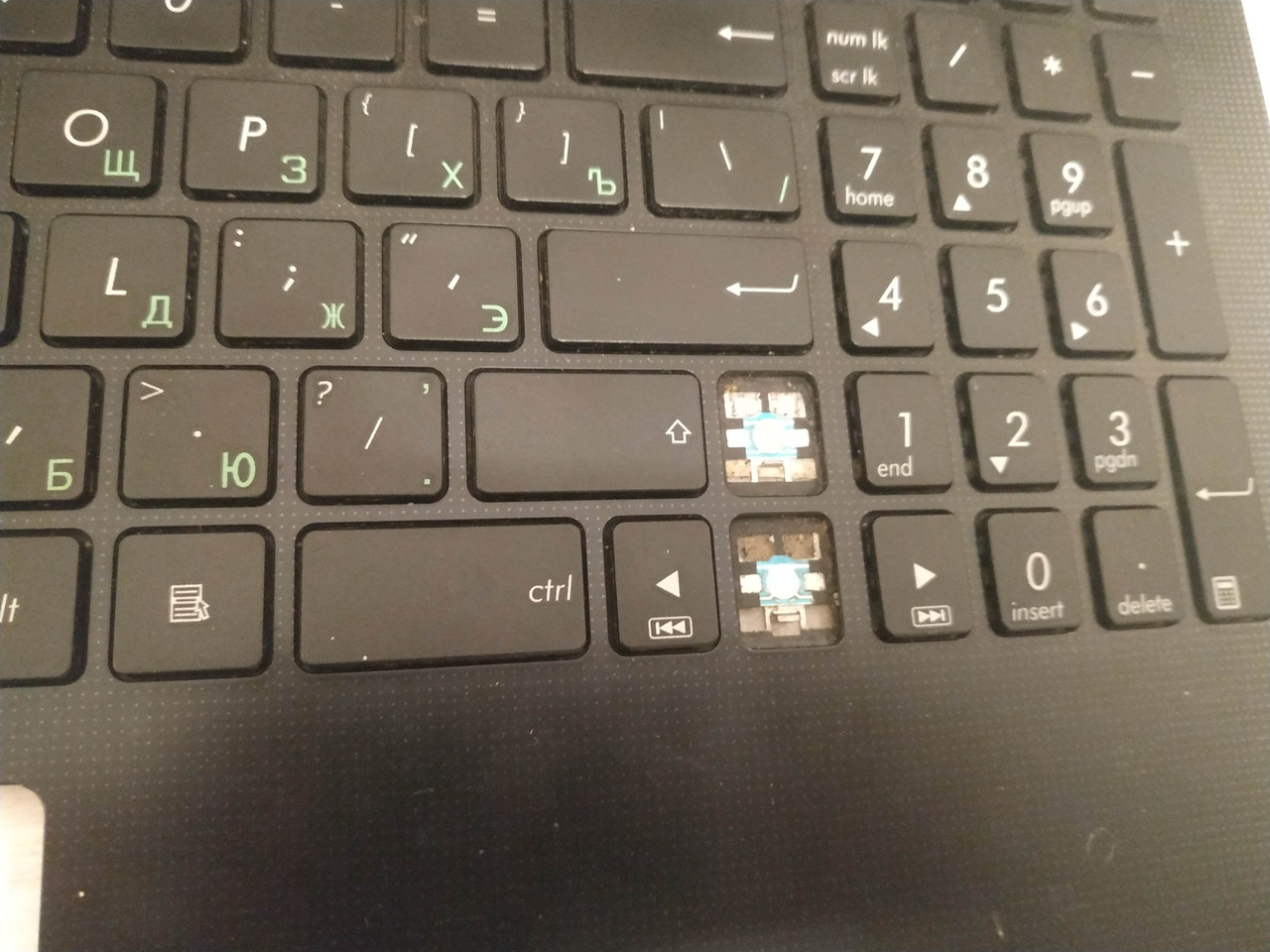 Б.у. панель тачпада с клавиатурой для asus x501 - фото 3 - id-p1288492664