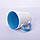 Чашка для сублімації LATTE кольорова всередині і ручка (блакитний), фото 2
