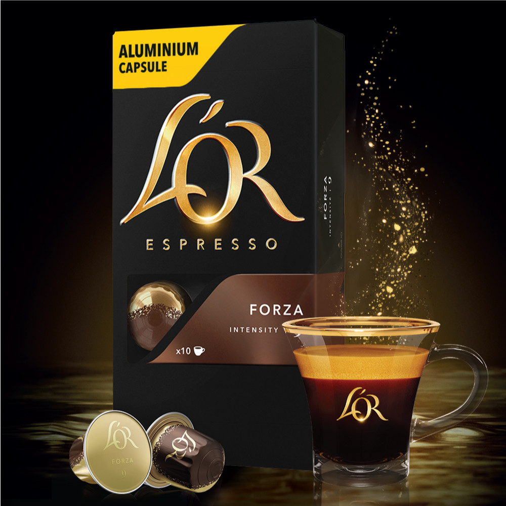 Кава в капсулах Nespresso L'or Forza 9 - Кофе в капсулах Неспрессо