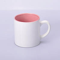 Чашка для сублімації кольорова всередині 150 мл (рожева)