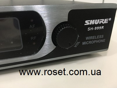 Радиосистема Shure SH-999R, база, 2 микрофона + Кейс - фото 2 - id-p1288507260