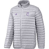 Мужской пуховик легкий Adidas Real Madrid Light Down Padded Jacket | серый | Оригинал (AY2811) S