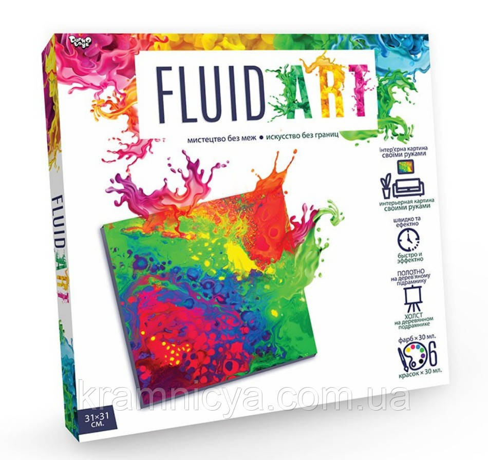 Набір для творчості Fluid Art, Danko Toys (FA-01-05)