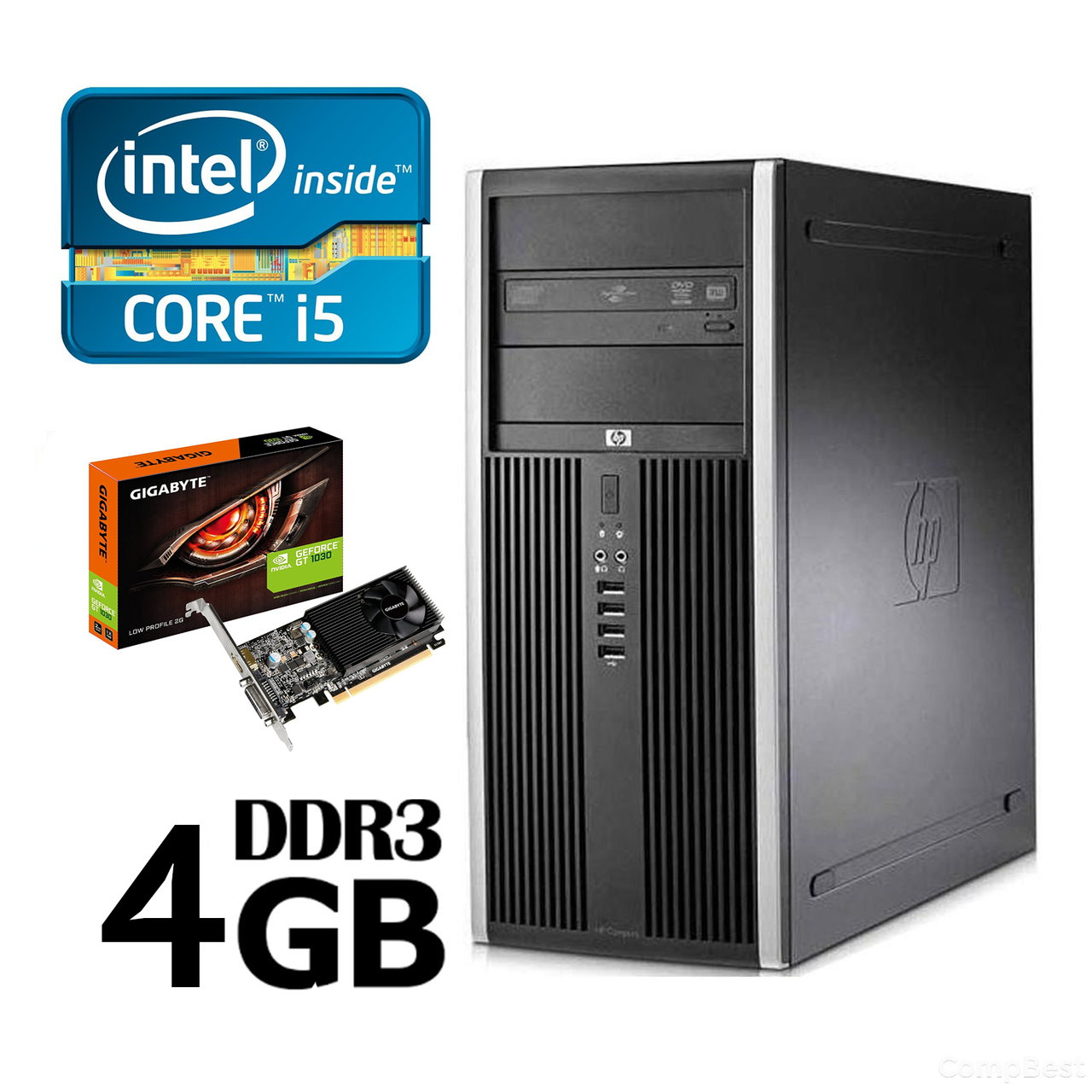 HP 8100 Tower/Intel Core i5-750 (2,66-3.20GHz, 4 ядра, 4 потоки, 8mb Cache)/ HDD 250GB/ 4GB DDR3/Nvidia