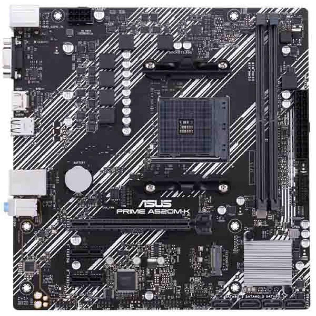 Материнська плата PRIME A520M-K AM4 DDR 4 1хHDMI, 1хD-Sub 4 micro ATX