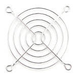 Решітка (гриль) для вентиляторів 80mm, Silver