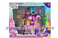 Замок принцеси з каретою Будиночок для ляльок , світло, звук, меблі, фігурки