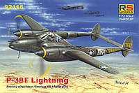 Пластикова модель 1/72 RS models 92116 Американський винищувач P-38 F Lightning