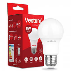 Лампочка світлодіодна Vestum Led 1-VS-1107 A55 8W 4100K 220V E27