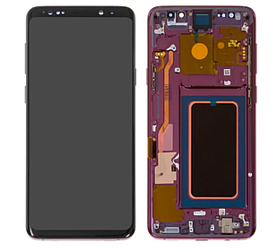 Модуль для Samsung Galaxy S9 Plus, Samsung G965 фіолетовий, дисплей + сенсор