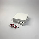 Коробка для цукерок і подарунків, 145*145*30 мм, без вікна, біла, фото 3
