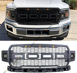 Решітка радіатора Ford F150 (17-20) стиль Raptor (версія 1)