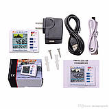 Триканальний реєстратор стану навколишнього середовища Datalogger AZ 7788A (СО2, RH%,°C), фото 2