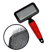 Пуходерка Pet Nova для догляду за шерстю й підшерстям у собак 18 x 10 см