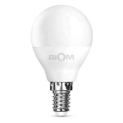 Світлодіодна лампа Biom G45 7W E14 4500K BT-566 1420, фото 2