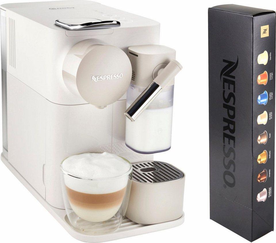 Кофемашина капсульна Delonghi Nespresso Lattissima One EN510 White Неспрессо + подарунок 14 капсул, фото 1