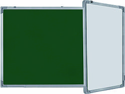 3-х поверхнева шкільна дошка магнітна дошка для крейди та маркера (Комбінована) iBoard 2250*1000 мм