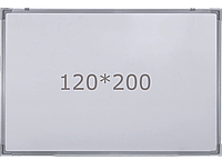 1-но поверхностная аудиторная, школьная магнитно-маркерная доска 120*200 см iBoard iB120x200W