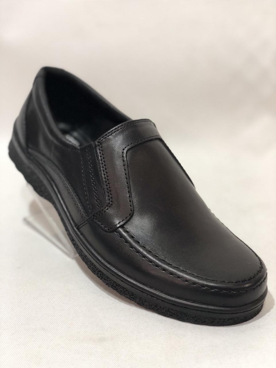 40,41,42,43,44,45 Мужские кожаные туфли TRAFFIC (Траффик) Черные
