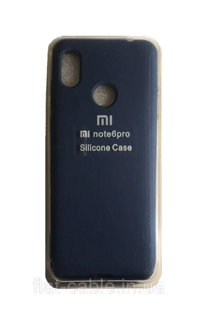 Чехол на Xiaomi Redmi Note 6 Pro (Blue Cobalt) Full Silicone Case