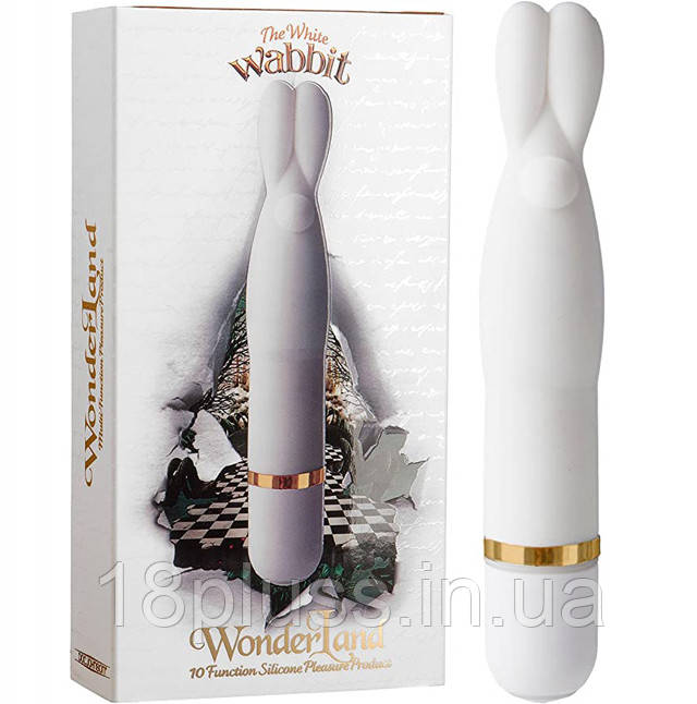 Класичний вібратор в формі кролика з Аліси з країни чудес WonderLand The White Wabbit, фото 1