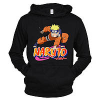 Naruto (Наруто) 02 Толстовка с капюшоном женская Черный, S