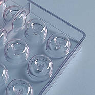 Полікарбонатна форма для відливу цукерок кільці, фото 2