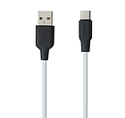 Зарядка USB кабель для Samsung Galaxy A30 (A305) Hoco X21 USB Type-c, фото 3