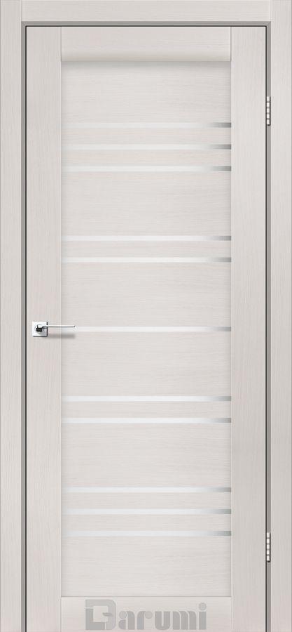 Міжкімнатні двері Дарумі/ Darumi VERSAL Дуб ольс/ зі склом сатин білий