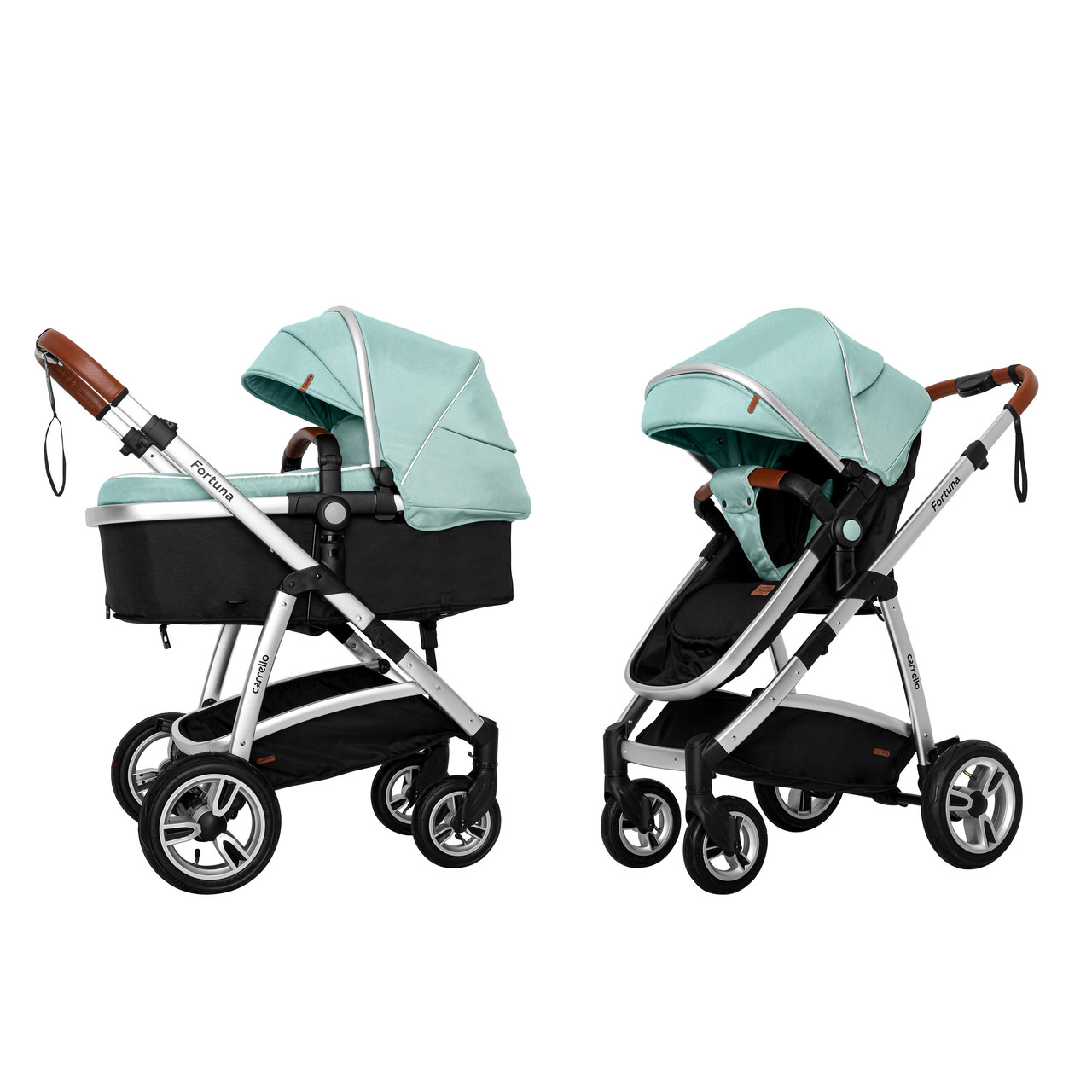 Коляска прогулянкова 2 в 1 CARRELLO Fortuna CRL-9001Hawaii Blue, синя з матрацом