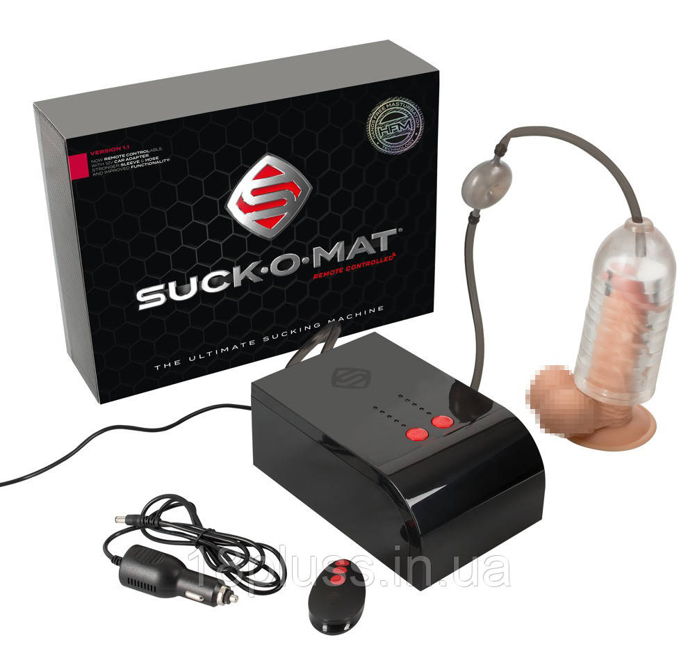 Автоматичний вакуумний мастурбатор з пультом управління Suck-O-Mat Remote Controlled