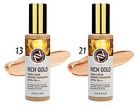 Тональний крем для обличчя з золотом Enough Rich Gold Double Wear Radiance Foundation SPF50+Тон 13, 100 мл, фото 3
