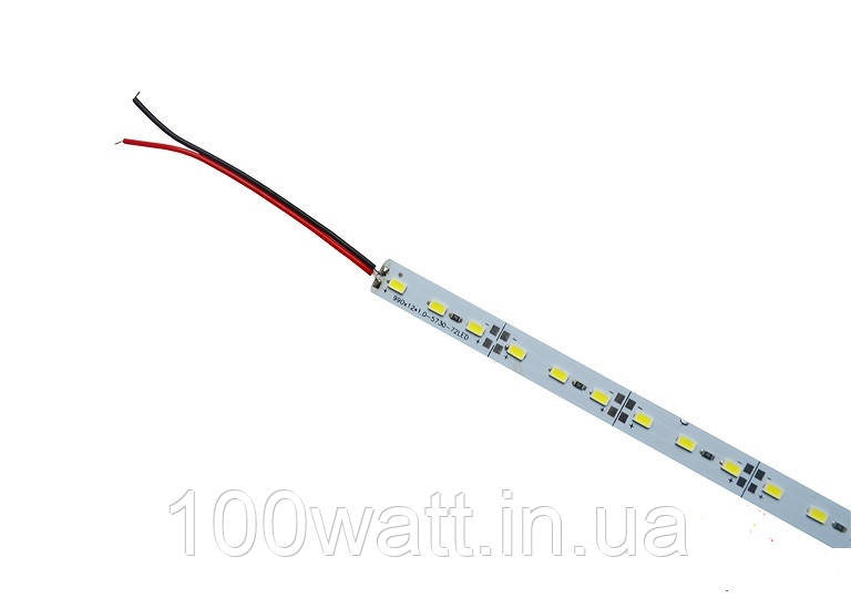Світлодіодна смуга лінійка LED SMD 5630 100 см 1 м 12 V 18 W 4000 К нейтральна 1011925