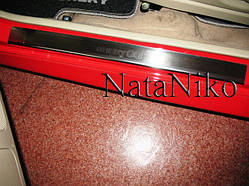 Захист порогів - накладки на пороги Chery QQ з 2008- (Premium)