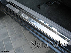 Накладки на пороги Mitsubishi L-200 IV з 2006 р. (Standart)