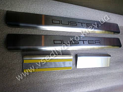 Накладки на пороги Renault DUSTER з 2010 р. (Standart)