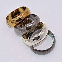 Браслети 6 шт пластикові грановані на пружині