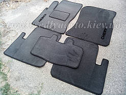 Ворсові килимки в салон CHERY Tiggo з 2005-2012 рр. (Сірі)