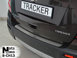 Накладка на бампер Chevrolet Tracker 2013+ (NataNiko)