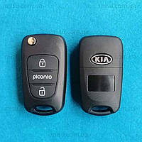 Корпус ключа Kia Picanto 2/3 кнопки лезвие TOY40