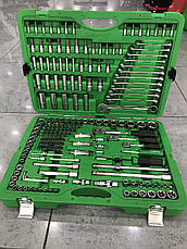 Набір інструменту для автосервісу 1/4"&3/8"&1/2" 216ед. TOPTUL GCAI216R, фото 5