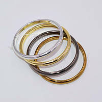 Браслети 4 шт пластикові під метал