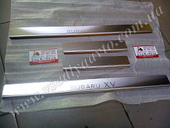 Накладки на пороги Subaru XV з 2011-2017 рр. (Standart)