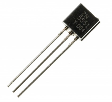 Транзистор 2N5551 TO-92 NPN 160V/0.6 A, фото 1