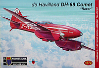 Пластикова модель 1/72 Kovozavody Prostejov 0099 Брит. літак de Havilland DH-88 Comet Mac Robertson Air Racer
