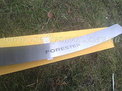 Накладка на бампер Subaru FORESTER II із 2002-2008 рр. (NataNiko)