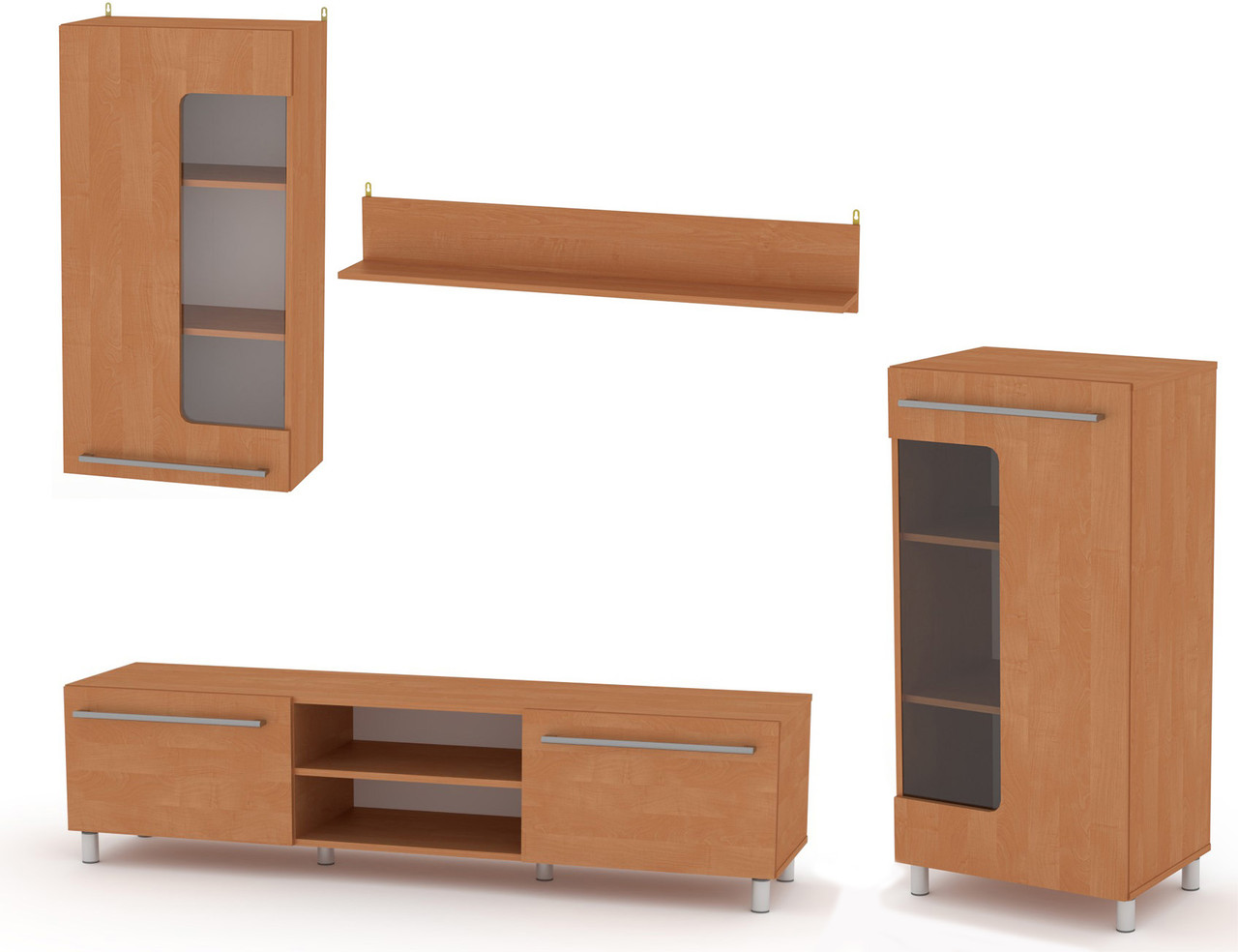 Вітальня комплект МГ-3 Стінка КОМПАНІТ Вільха, фото 1