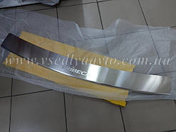 Накладки на бампер з загином для Subaru Tribeca B10 з 2008 р. (NataNiko)